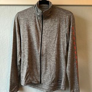 Kerrits zip up light sun jacket gray size small